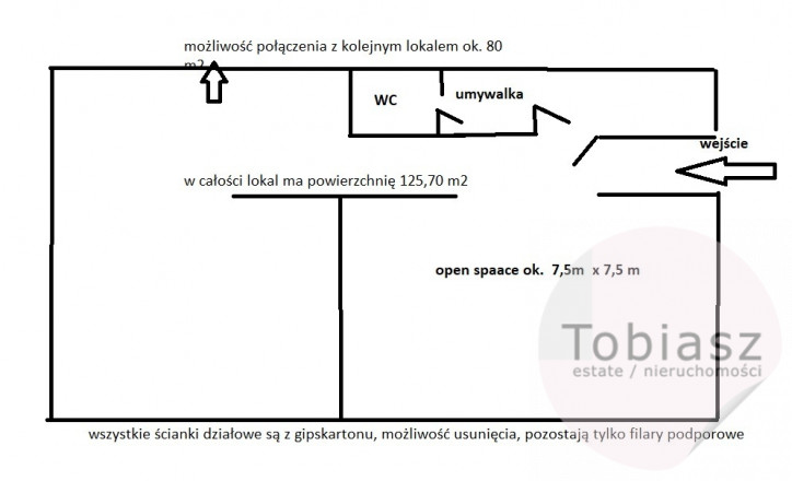 Lokal Wynajem Kraków Podgórze Beskidzka 2
